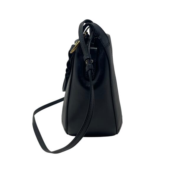 Ulla Johnson Hilma Leather Bucket Bag - Black - Top Handle - Crossbody - Picture 8 of 13